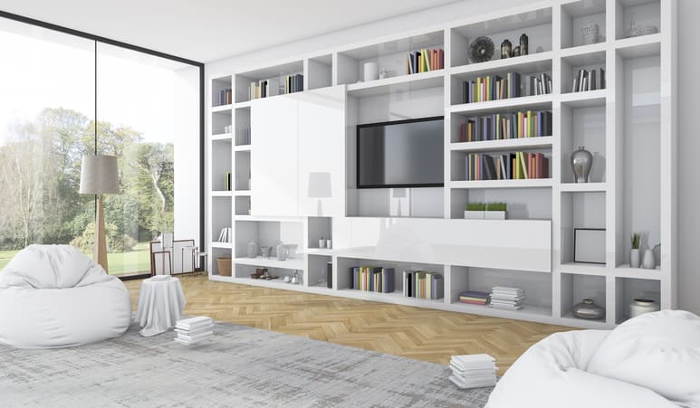 テレビ台 55インチ IKEA で見つける!おしゃれなリビング収納術 12 iStock 637789660