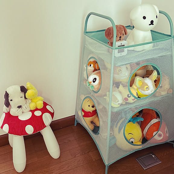 IKEA ぬいぐるみ 収納術!おしゃれ&省スペースなアイデア集 1 ikea e381ace38184e38190e3828be381bf e58f8ee7b48de8a193efbc81e3818ae38197e38283e3828cefbc86e79c81e382b9e3839ae383bce382b9e381aae382a2