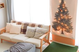 IKEA クリスマス タペストリー でお部屋を簡単クリスマスデコ！
