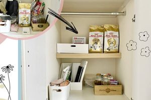 IKEA 突っ張り棒 棚 で収納力UP!おしゃれな活用アイデア集 27 IKEA 突っ張り棒 棚 で収納力UP!おしゃれな活用アイデア集
