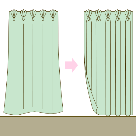 illust pleats